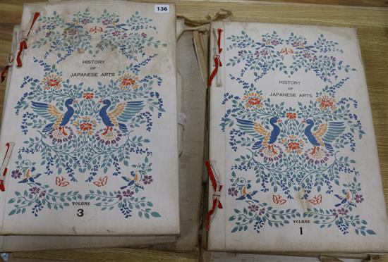 A History of Japanese Arts, translated by Takenobu and Kawakami, 3 vols